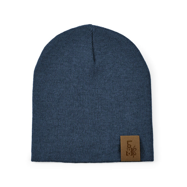 Trendy beanie met label Marley | rPET | Met label | Duurzaam