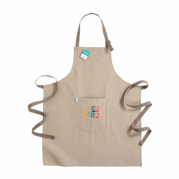 Gerecycled keukenshort Grembiule | 70×86 cm | Met voorvak