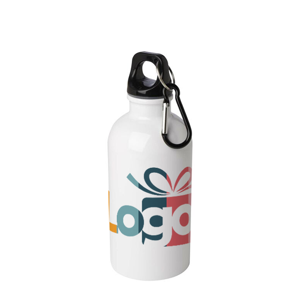 Oregon 400 ml RCS gecertificeerde enkelwandige roestvrijstalen waterfles met karabijnhaak Oregon 400 ml RCS gecertificeerde enkelwandige roestvrijstalen waterfles met karabijnhaak