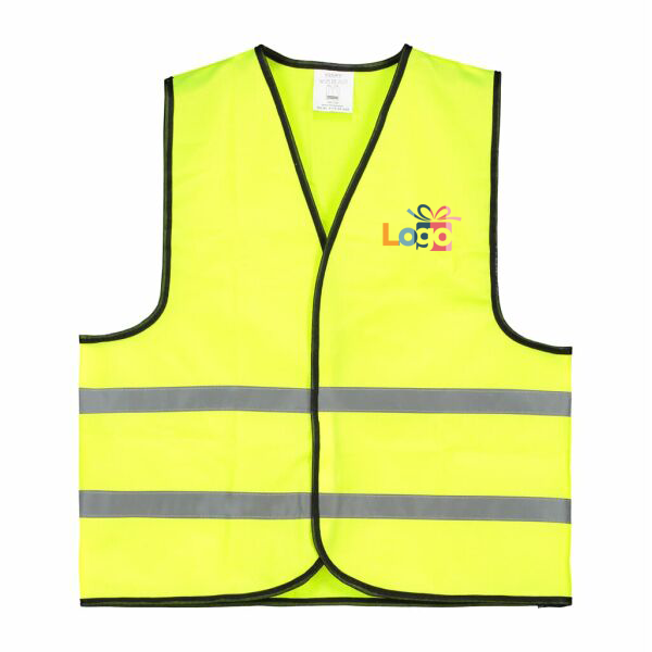 Kinder veiligheidsvest Maxi | Klittenbandsluiting | Refelctie | 6-12 jaar
