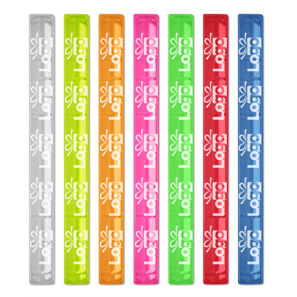 Reflecterende krinkel armband all-over bedrukt