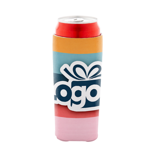 PrintCan Slim - Custom made RPET-blikjeskoeler PrintCan Slim - Custom made RPET-blikjeskoeler