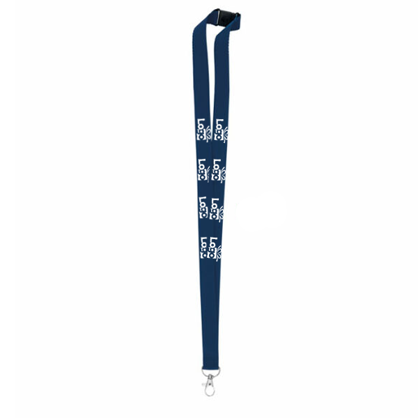 Polyester keycord Pany | 20 mm | Metalen haak | Safetyclip Polyester keycord Pany | 20 mm | Metalen haak | Safetyclip