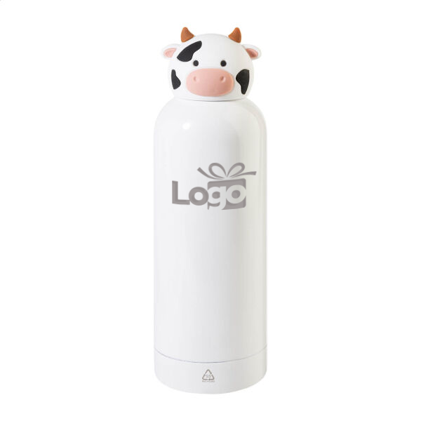 Kinderbeker dubbelwandig Dieren | Gerecycled RVS | 500 ml | Schoolbeker Kinderbeker dubbelwandig Dieren | Gerecycled RVS | 500 ml | Schoolbeker
