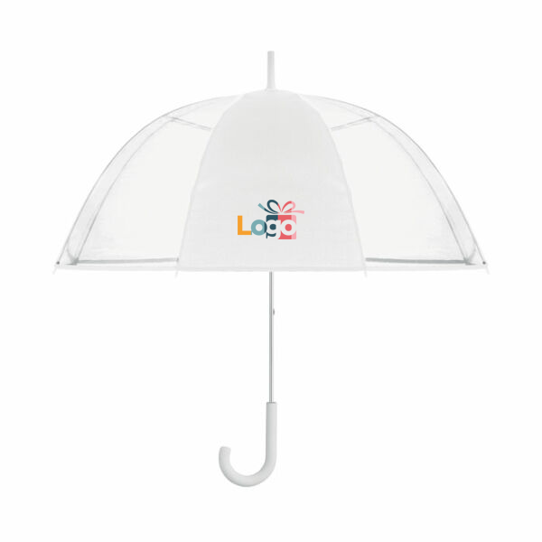 Transparante paraplu Gota | Handmatig | Ø83 cm | Rubber handvat 