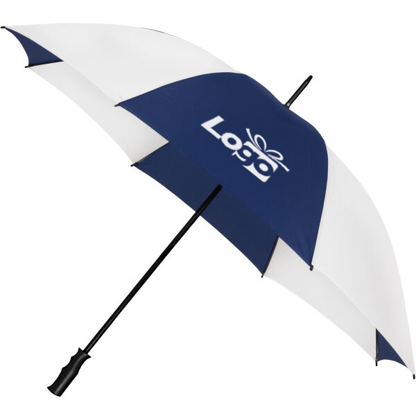 Tweekleurige golfparaplu Truus | Handmatig | Ø125 cm | Kunststof handvat Tweekleurige golfparaplu Truus | Handmatig | Ø125 cm | Kunststof handvat