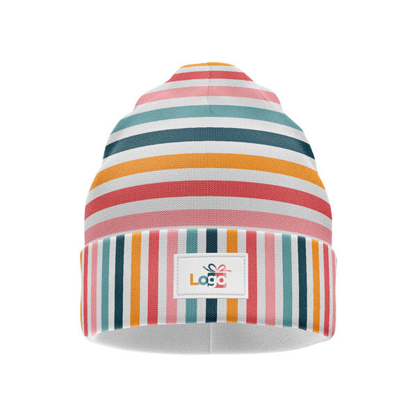 Custom made beanie Kathy | Acryl | Met omslag | Eigen ontwerp