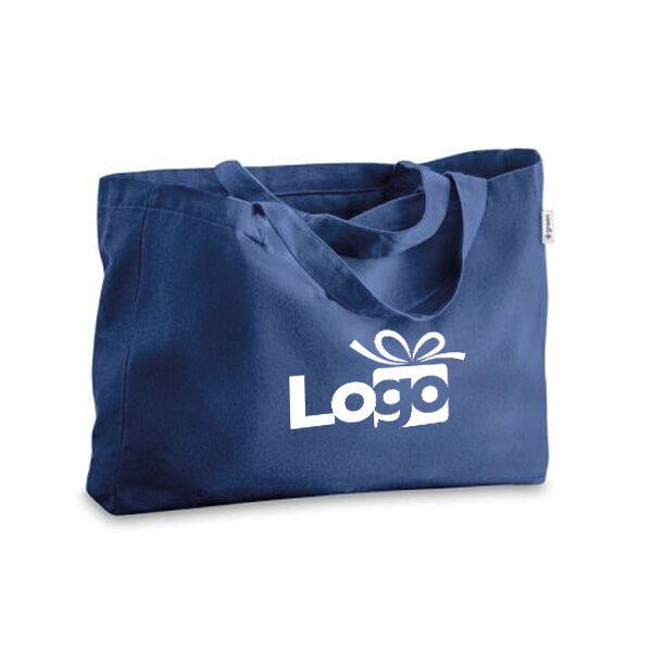 Gerecycled katoenen trendy tas Camden | 280 g/m² | 50×37×12 cm | Grote shopper