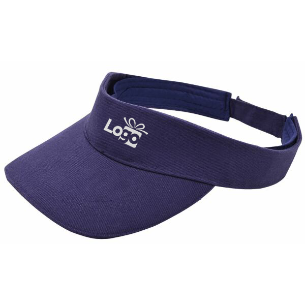 Zonneklep Martine | Katoen | 2 panelen | Klittenbandsluiting