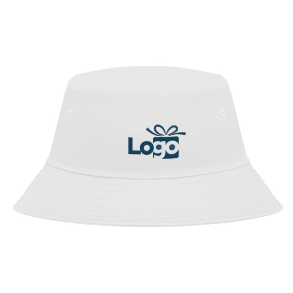 Promo buckethat Leo | Katoenen vissershoed | Bedrukking op hoed | Festival item