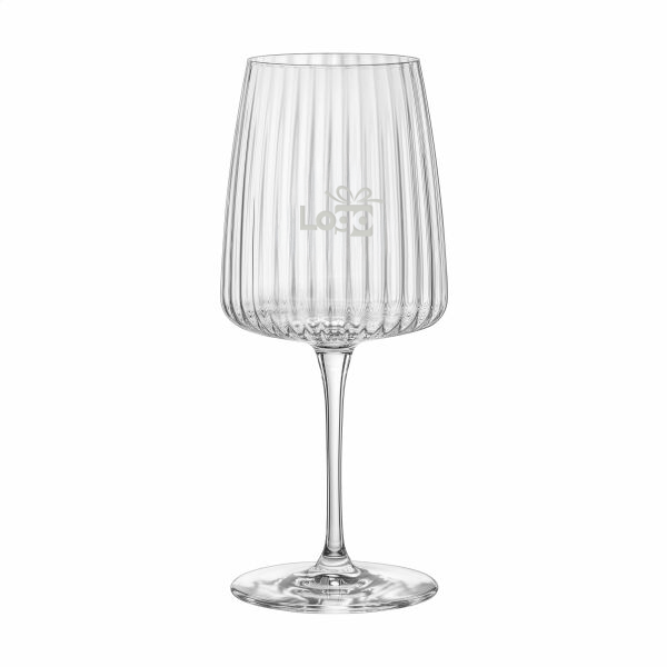 Geribbeld wijnglas Ribbio L | Glas | 535 ml | Op voet Geribbeld wijnglas Ribbio L | Glas | 535 ml | Op voet