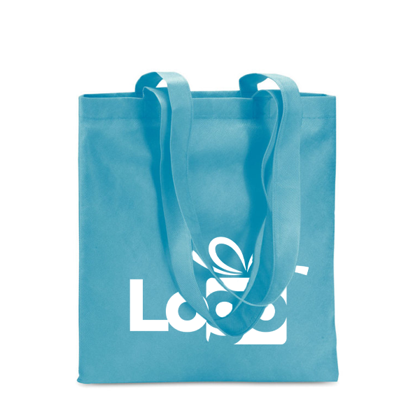 Non-woven budget tas Totecolor | 80 g/m² | 40×40 cm | Lange hengsels