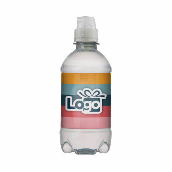 Fles bronwater Sonja M | rPET | 330 ml | Sportdop Fles bronwater Sonja M | rPET | 330 ml | Sportdop