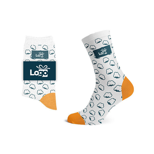 Custom Made Biologisch Katoenen Sokken | Gebreid logo | Eigen ontwerp