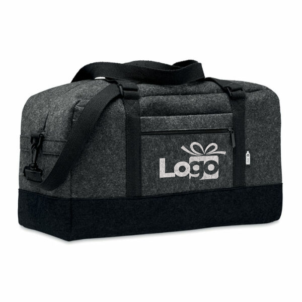 Vilten weekendtas Indico | rPET | 50×24×28 cm | Met schouderband Vilten weekendtas Indico | rPET | 50×24×28 cm | Met schouderband