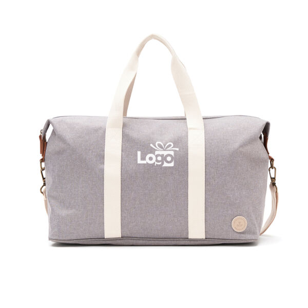 Vinga weekendtas Sortino | rPET | 48×23×30 cm | Lederlook details Vinga weekendtas Sortino | rPET | 48×23×30 cm | Lederlook details