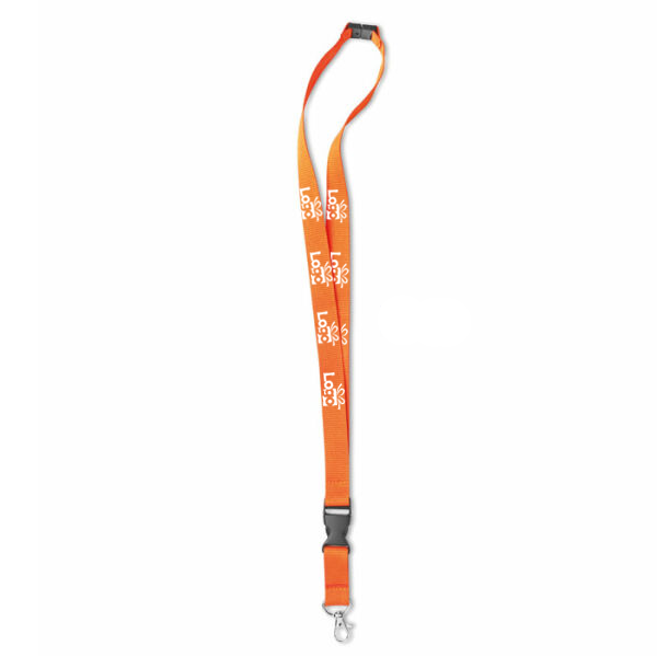 Polyester keycord Lany | 20 mm | Karabijnhaak | Safetyclip Polyester keycord Lany | 20 mm | Karabijnhaak | Safetyclip