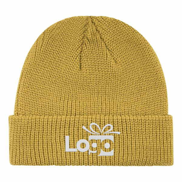 Trendy rib muts Yara | Acryl | Met omslag | Trendy kleuren