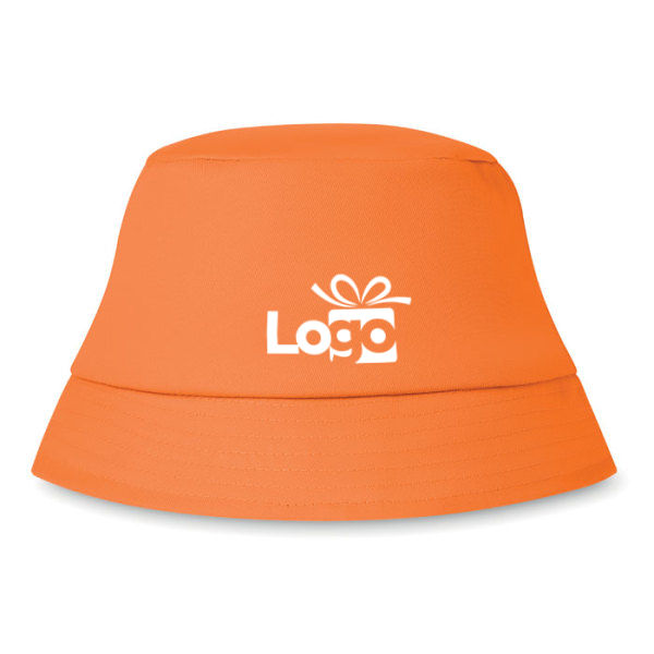 Zonnehoedje Bilgola | Katoenen vissershoed | Bedrukking op hoed | Festival item