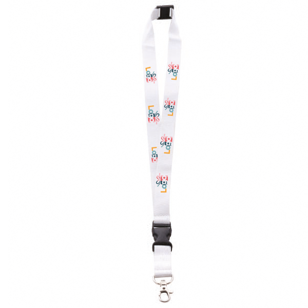 Polyester keycord Sam | 20 mm | Musketonhaak | Safetyclip Polyester keycord Sam | 20 mm | Musketonhaak | Safetyclip