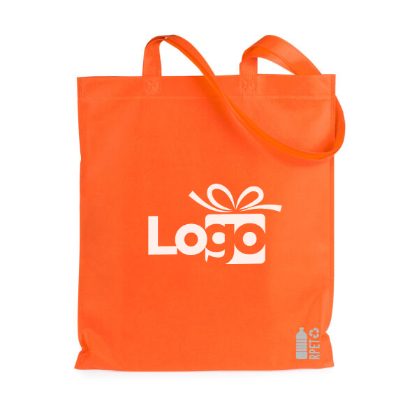 rPET non-woven tas Rezzin | 70 g/m² | 40×36 cm | Lange hengsels